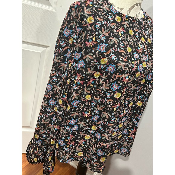 Rose + Olive Blouse Size Large, NWT Flare Sleeves - Picture 13 of 13